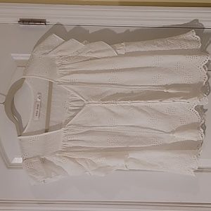 NWOT embroidered cotton top